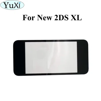 YuXi Juoda Balta Viršutinio Paviršiaus Objektyvas Nintend NAUJŲ 2DS XL/LL Konsolės Viršuje LCD Veidrodis Priekinio Lęšio NAUJŲ 2DS LL
