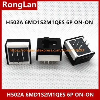 [SA] H502A pin, dual šešių pėdų dviejų dalių Taivano Deli Wei 2.54 perjungti jungiklį pastumkite jungiklį 6MD1--50pcs/daug