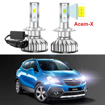 2vnt Automobilio LED Žibintų Lemputės VAUXHALL Opel Mokka Mokka X J13 2012-2019 Didelis Mažas Šviesos(tinka Tik originalus, halogeninės)