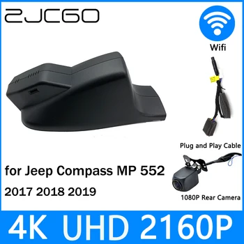 ZJCGO Brūkšnys Cam 4K UHD 2160P Automobilių Vaizdo įrašymo DVR Nakties Vizija