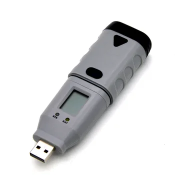 Mini Pocket USB LCD Temperatūros USB sąsaja Temperatūra ir Drėgmė Duomenų Kaupiklis Duomenų Kaupiklis Su DGraph Duomenų Analizė