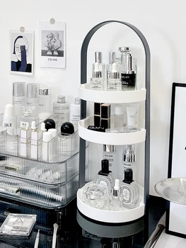 Kvepalai Stalčiuko Nordic Light Luxury Talpinimo Darbalaukio Odos Priežiūros Produktus Ekranas Kabinetas, Kosmetikos Nešiojamų