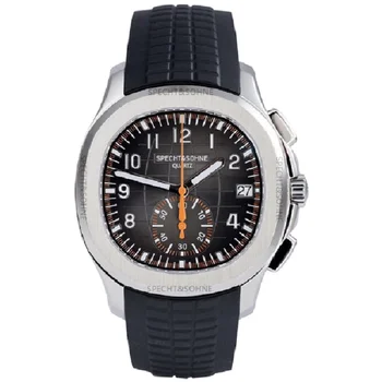 Mados Black vyriški Importo Japonija Judėjimo Žiūrėti Top Brand Prabangūs Laikrodžiai Visą 316L Plieno Bezel Šviesos Rankas Analoginis Laikrodis