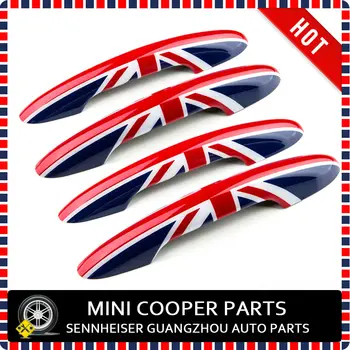 Visiškai Naujas Mini Cooper ABS Medžiaga UV spindulių Apsaugotas Durų Rankena Padengti Klasikinio Stiliaus Mini Cooper F55 F60 (4 Vnt/Komplektas)