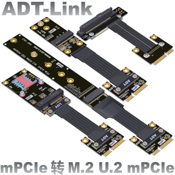 VDA mini-PCIe U. 2 M. 2 Mini PCI-e Tinklą Stove Korteles SFF-8639 Adapteris M-Pagrindiniai A. Klavišą E NGFF mPCIe M2 ilgiklis