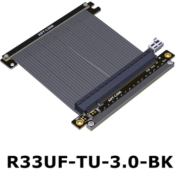 PCIe 16x Stove Kabelis,PCI Express 3.0 x16 Stove Dvigubas Atvirkštinio R33UF-TU, Lankstus Didelės Spartos GPU Extender ITX A4 Mini Važiuoklės