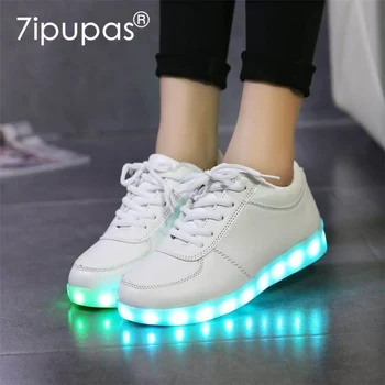 27-44 Led Šlepetės USB apšviestas krasovki šviesos sneaker žėrintis vaikai led batų vaikai su šviesa, Vienintelė mergina&berniukas led sneaker