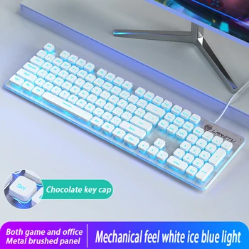 L1 manipuliatoriaus jaustis laidinio silent membranos klaviatūra, žaidimų biuro nešiojamas šviesos silent klaviatūra