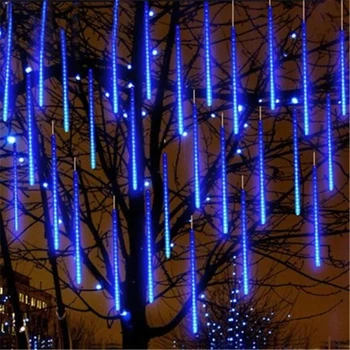 Kalėdų LED Meteoras Dušas Girliandą Girlianda Atostogų Juostelės Šviesos Lauko Pasakų String Šviesos Gatvės Sodo Puošmena Navidad