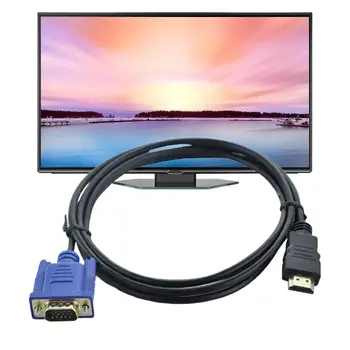Patogus Anti-trukdžių Signalo Perdavimo Plug Žaisti HDMI suderinamus Male VGA Male Video Konverteris, Laidas
