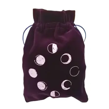 Aksomo Taro Saugojimo Krepšys Mėnulio Fazės Oracle Kortelės Būrimą Krepšys stalo Žaidimas Maišelį N58B