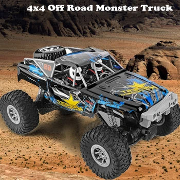 Wltoys 104310 15 Km/H 1/10 Rc Nuotolinio Valdymo Automobilio Monster Truck 4x4 Off Road Rc Drift Automobilių Berniukas Žaislas Automobilis Radijo Kontrolės Vaikams, Žaislai