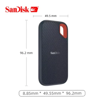 SanDisk Tipas-c Nešiojamų 1 tb SSD 500GB 550M Išorinis Kietasis Diskas SSD USB 3.1 HD SSD Kietąjį Diską 250GB Kietojo Disko Nešiojamas
