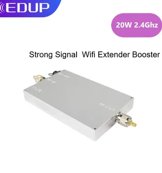 EDUP 20W Didelės Galios Stiprintuvo 2.4 Ghz WiFi Signel Stiprintuvas Ilgo Nuotolio Wi-fi 