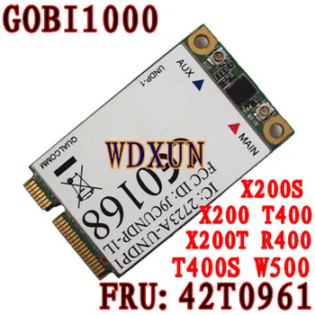 Gobi1000 FRU 42T0961 3G wwan Kortelės 7,2 Mbps+GPS ThinkPad X200 X301 Atrakinta