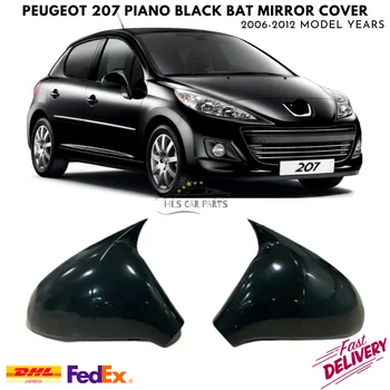 Gpgb Veidrodžio Dangtelis Peugeot 207 2006-2012 Metų Modelis, Automobilių Reikmenys, Piano Black Tuning Auto Sporto Dizainas Išorinė Dalis