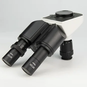Optinis Stereo Binokulinis Mikroskopas Sujungtas Nemokamai Trinokulinis Galvos Biologinis Mikroskopas Interpupillary Atstumas 55-75mm
