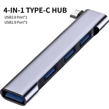 Pelninga 4 IN 1 USB-C HUB Universalus Kompaktiškas Mini USB2.0/USB3.0 Docking Station PD Didelės Spartos USB Hub Kompiuterių Priedai