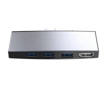 Paviršiaus Pro 6 5 4 Hub 5 In 1 USB Docking Station Naujas Su 4K HDMI Suderinamus 2 Prievadai USB 3.0 Atminties Kortelės Lizdas Skaitytuvas